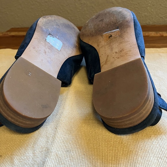 Madewell Blue Suede Loafers Slip-Ons - Picture 8 of 10